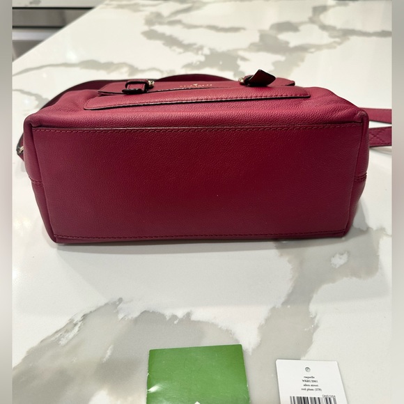 EUC Kate Spade $398 Cruiser Allen St Raquelle Leather Tote Bag Plum Red - Picture 7 of 14